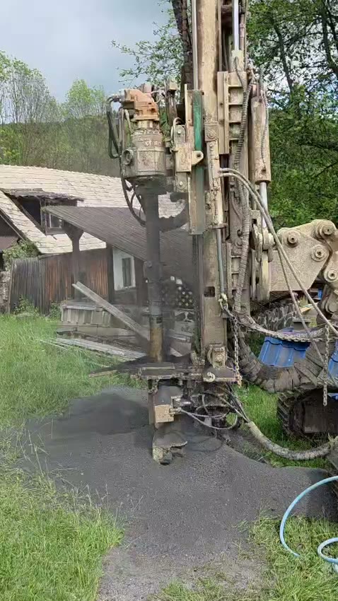 Ukážka videa z vŕtania studne